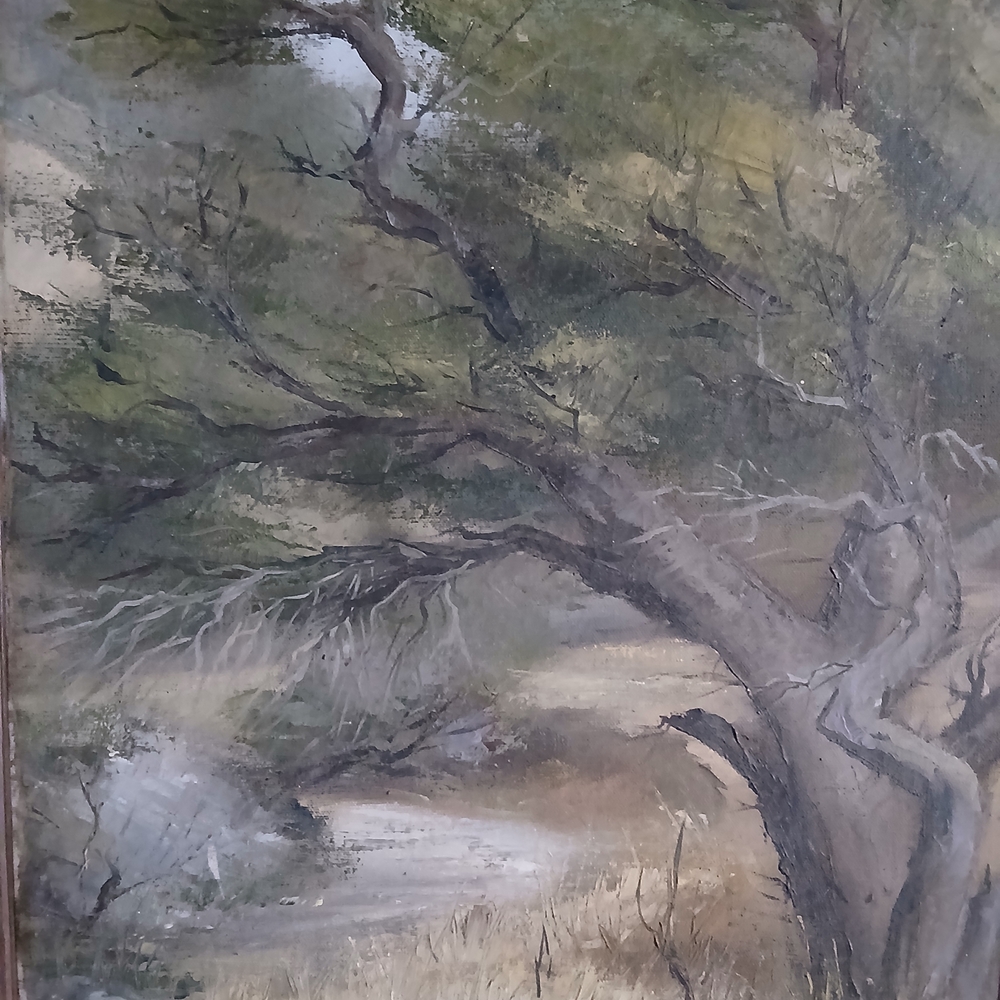 Canadian Artist: S. Benson | Oil Landscape Painting | 23 X 27"